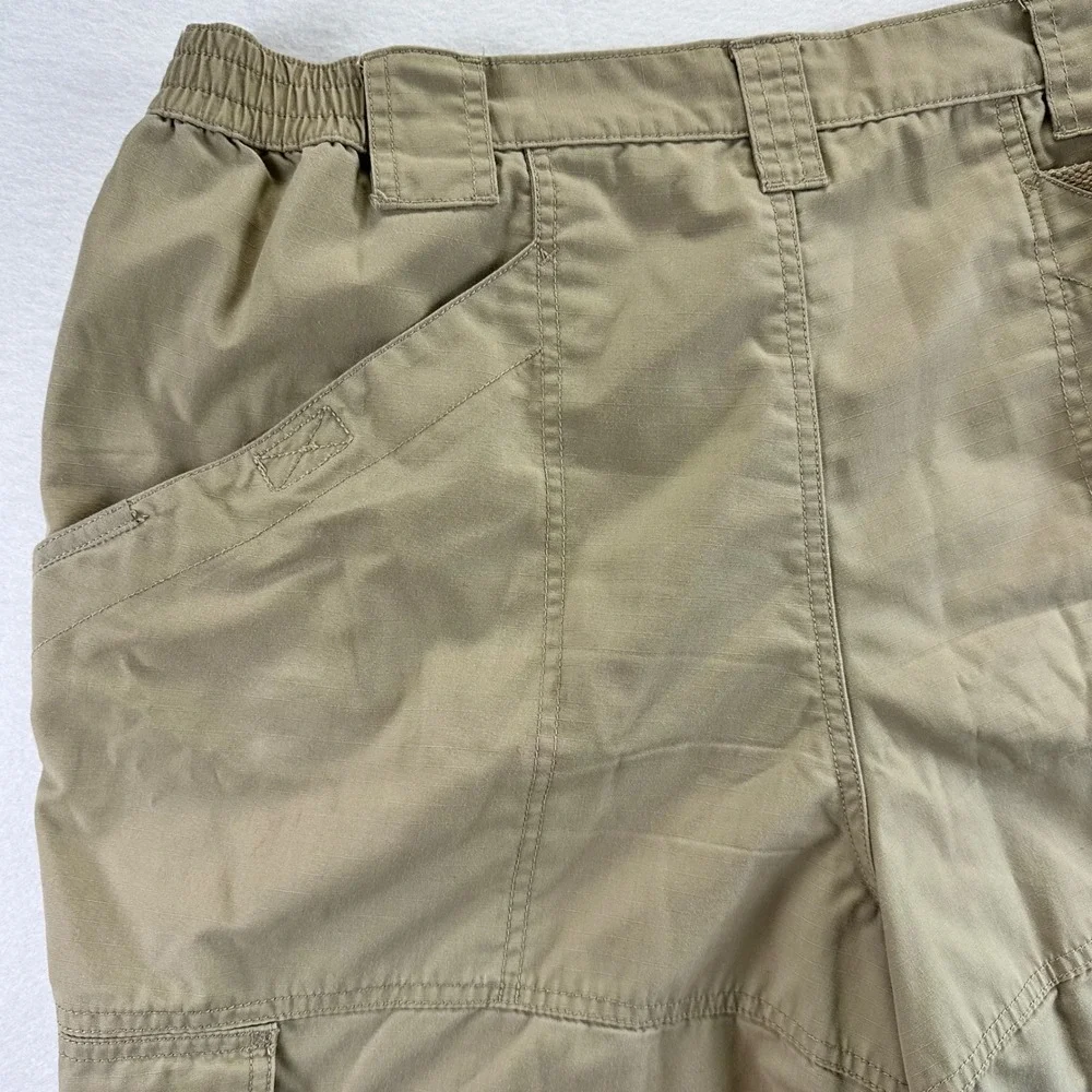5.11 Tactical Taclite Pro Mens 38 Khaki Tan Ripstop Cargo Shorts Utility Hiking